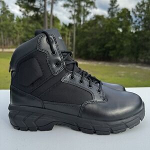 Interceptor Litefast Tactical Combat Boots Women's 10 Black Mid Zippered 6" NEW